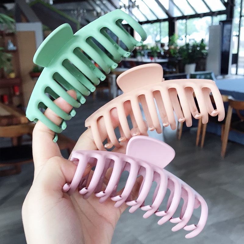 Hair Spa Wellness - 귀엽고 다용도 심플한 대형 헤어 클립,