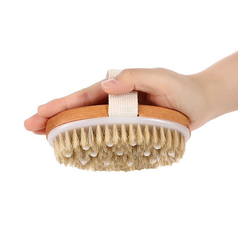 1개 각질 제거 나무 바디 마사지 샤워 브러쉬 천연 강 - Dry Brush Body 리뷰 및 가격