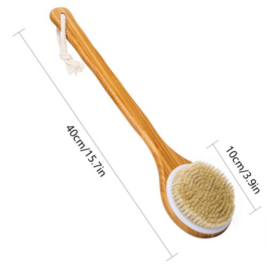 잔렐리 바디 드라이 브러쉬, 천연 브리슬 등 마사지 브 - Dry Brush Body 리뷰 및 가격