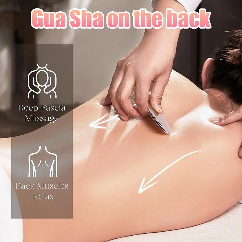 괄사 페이셜 마사지 스테인리스 스틸 괄사 마사지 도구  - Spa Y Wellness 리뷰 및 가격