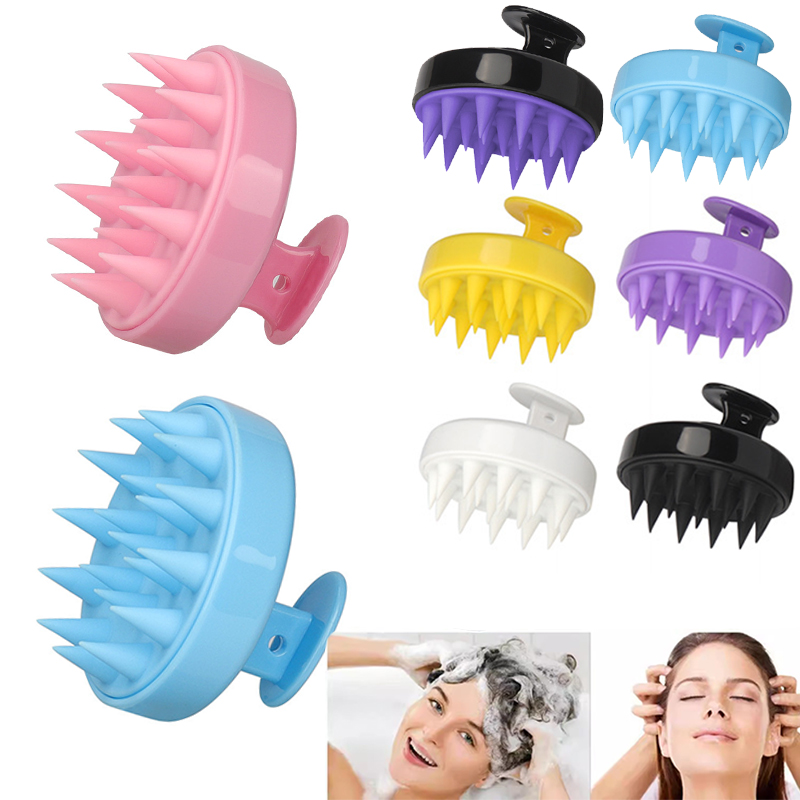 실리콘 샴푸 브러쉬, 머리 두피 마사지 빗, 머리 뿌리 - Dry Brush Body 리뷰 및 가격