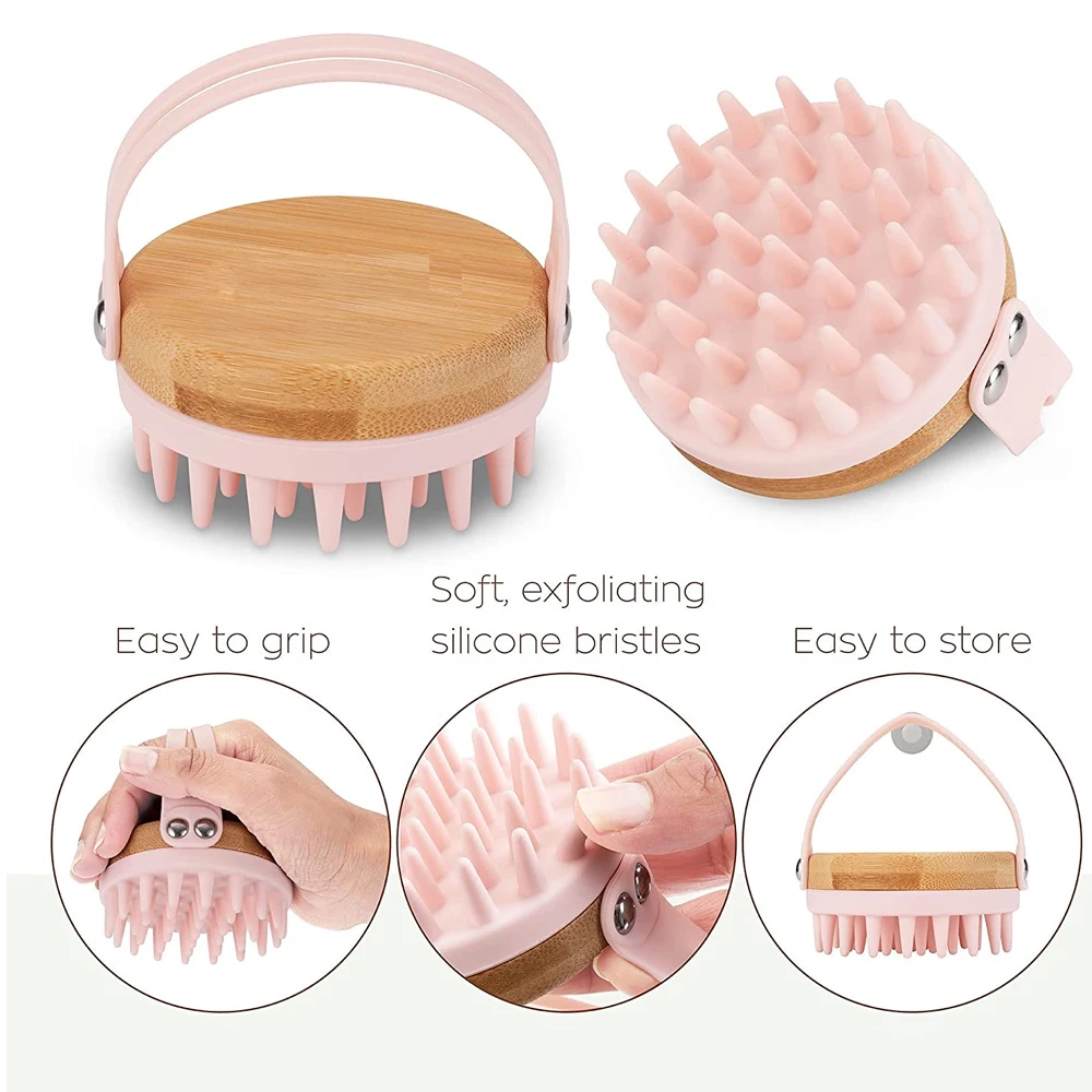새로운 두피 마사지 샴푸 브러시 나무 습식 및 건식 모 - Dry Brush Body 리뷰 및 가격