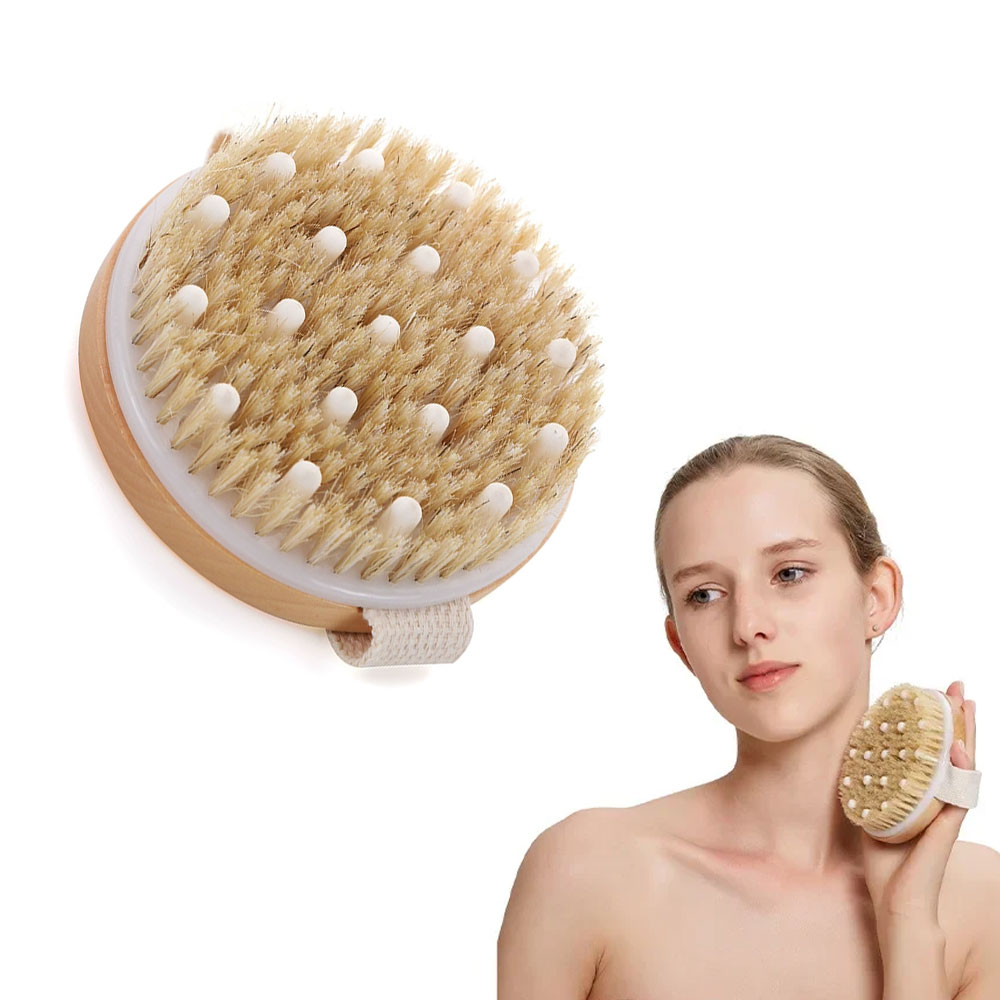 2 in 1 건성 피부용 바디 브러쉬 천연 강모 각질  - Dry Brush Body 리뷰 및 가격