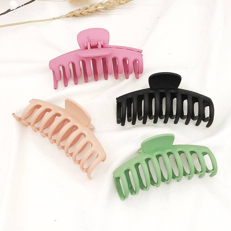 귀엽고 다용도 심플한 대형 헤어 클립, 매트 컬러 목욕 - Hair Spa Wellness 리뷰 및 가격