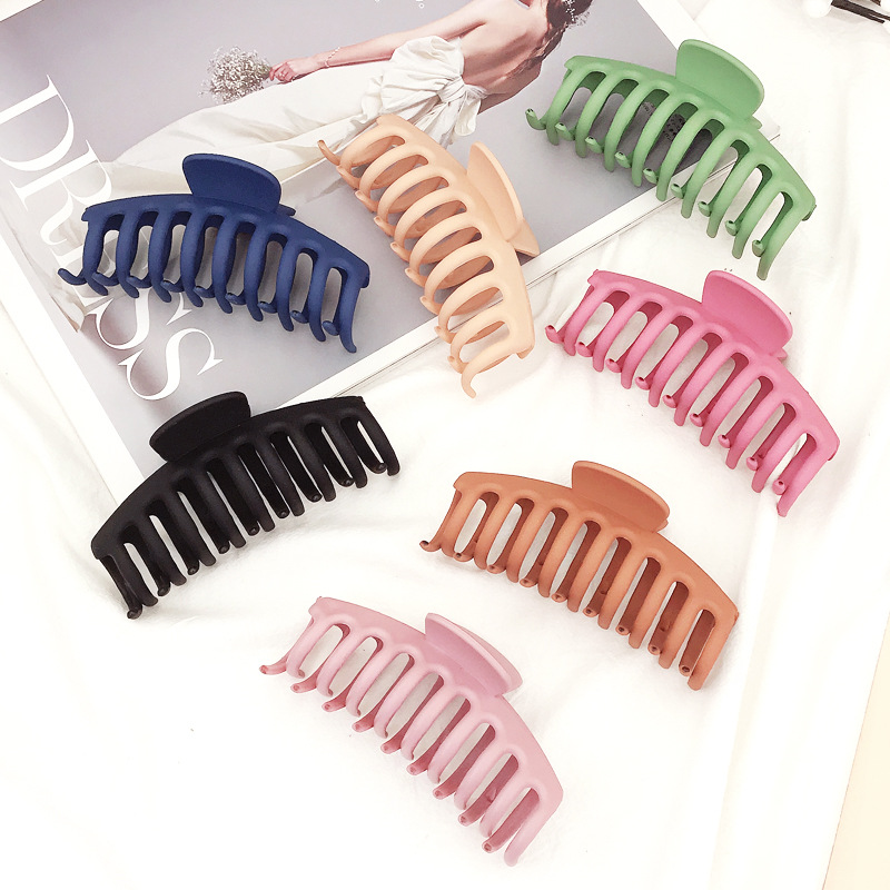 귀엽고 다용도 심플한 대형 헤어 클립, 매트 컬러 목욕 - Hair Spa Wellness 리뷰 및 가격