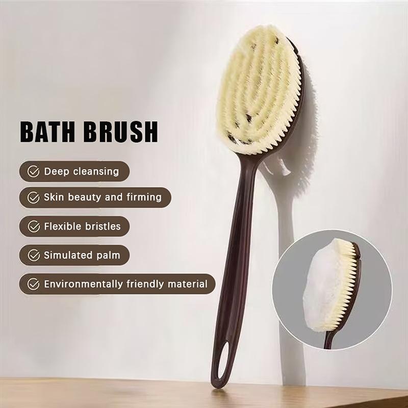 핫세일 1개 바디 마사지 브러쉬 2 in 1 롱 핸들  - Dry Brush Body 리뷰 및 가격
