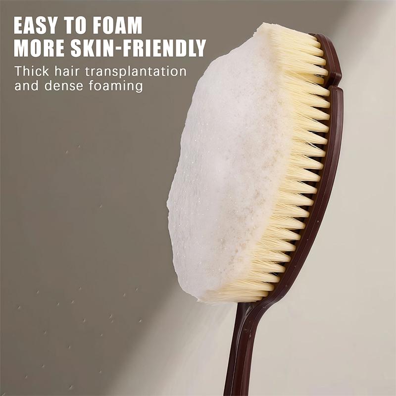 핫세일 1개 바디 마사지 브러쉬 2 in 1 롱 핸들  - Dry Brush Body 리뷰 및 가격