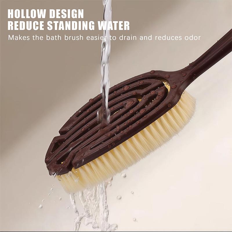 핫세일 1개 바디 마사지 브러쉬 2 in 1 롱 핸들  - Dry Brush Body 리뷰 및 가격