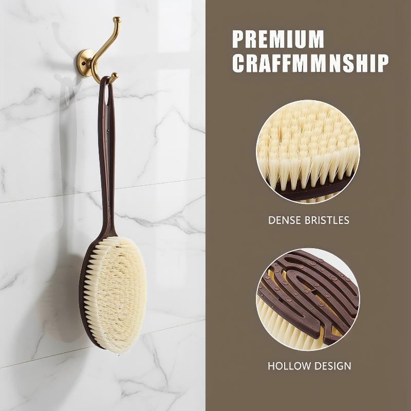 바디 마사지 브러쉬 2 in 1 롱 핸들 등 마사지 브 - Dry Brush Body 리뷰 및 가격