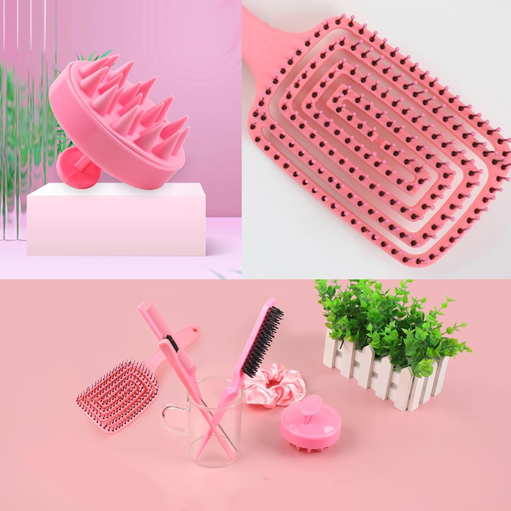 11종 헤어 브러쉬 세트, 헤어 스프레이 병이 있는 엉 - Dry Brush Body 리뷰 및 가격